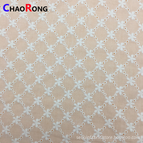 Professional Cotton Flower Fabric With CE Certificate